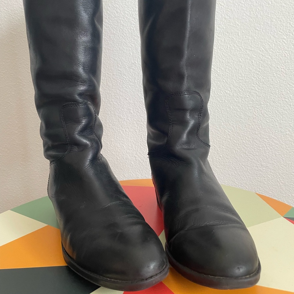 Sam Edelman Black Riding Boots, size 8.5